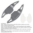 thumbnail image 4 of Steering Wheel Paddle Shifter Covers For Chevy Camaro 12-15 Aluminium Grey, 4 of 13