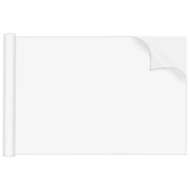 KAKOWELY Tableau Blanc Effaçable à Sec Autocollant Autocollant pour Tableau Blanc Bricolage Mur Tableau Blanc Autocollant pour Tableau Blanc Papier Peint 78.74"X17.72"X0.04 Pouces
