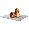 thumbnail image 2 of Dog Washable Pee Pads Bone Pattern Reusable Water Absorption Prevent Slipping Waterproof Breathable Pet Training Pads 90 X 75 Cm/35.4 X 29.5in, 2 of 5
