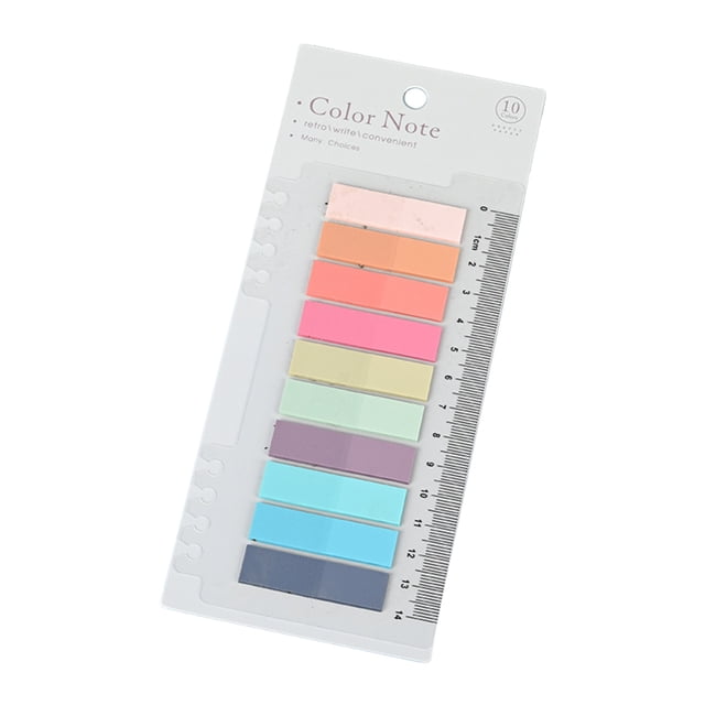 Affordablo Back To School Deals School Supplies for Teachers Index Marker Sticker Morandi Translucent Creative Notes Students Focus On Note Classification Notes N Times