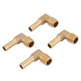 thumbnail image 2 of Roulements de Roue de Remorque L44610 Relais Externe en Laiton 4Pcs Laiton Filetage Mâle Coude Tuyau Queue Raccord de Barb G1 4" 6Mm, 2 of 8
