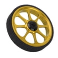 thumbnail image 4 of Folding Bike Easy Wheel, Smoother Rolling 82mm Easy Wheel Beautiful Appearance  For Folding Bike Gold, 4 of 8