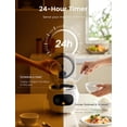 thumbnail image 3 of COMFEE' Mini Cuiseur à Riz 4 Tasses Cuites/2 Tasses Non Cuites, Cuiseur à Riz Portatif Antiadhésif, Minuterie de 24 Heures, 6 Fonctions, Cuiseur Rapide, Riz Brun, Oa, 3 of 6