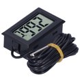 thumbnail image 3 of Digital Hygrometer,, Impact Resistance Digital Temperature Meter, LCD Display  For Greenhouse For Garden For Smart Home For Humidors Black, 3 of 8