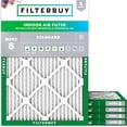 thumbnail image 1 of Filterbuy 25x32x1 Air Filter MERV 8 Dust Defense, HVAC AC Furnace Air Filters Replacement (5-Pack), 1 of 9