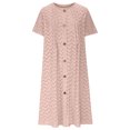 thumbnail image 3 of Mgmyaa Robe d'Été Décontractée pour Femme à Manches Courtes, Midi à Boutons, Robe de Plage, de Voyage et de Vacances, 3 of 6