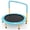Bleu Clair, variante sur Costway Trampoline pour Enfants de 36 Pouces avec Main Courante Entièrement Couverte et Coussinet Intérieur Extérieur Rose