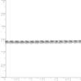 thumbnail image 2 of 14K White Gold 3.1mm Diamond Cut Rope Chain Bracelet 7 IN, 2 of 2
