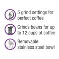 thumbnail image 4 of Salton Programmable Coffee, Spice And Herb Grinder CG1451, 4 of 8