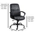 thumbnail image 2 of Pemberly Row High Back Big and Tall Office Chair in Black Leather, 2 of 2