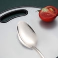 thumbnail image 3 of Cooking Utensil Set for Kitchen Stainless Steel Serving Spoons Includes Solid Large Serving Spoon and Perforated Basting Spoon for Restaurant and Home Use, 3 of 3