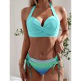 thumbnail image 4 of FcBaudy Maillots de Bain pour Femmes Deux Pièces Maillot de Bain pour Femmes Maillot de Bain pour Femmes Mode pour Femmes Assorti Maillot de Bain Imprimé Multicolore Ajusté Froncé Maillot de Bain Deux Pièces Ensemble Maillot de Bain pour Femmes Maillot de Bain, 4 of 8