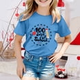 thumbnail image 2 of TZEWGL T-Shirts pour Enfants Imprimé Dessin Animé Col Rond Ample Manches Courtes Vêtements pour Filles Garçons Taille 6-7T, 2 of 4