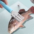 thumbnail image 2 of Binwennn Fish Scale Remover Fish Brush Stainless Steel Handle Fish Scraping Scale Shaver Fish Tool For Chef And Home Fish Cleaning Seafood Tools Cooking Utensils Holder for Counter Spurtle Wooden, 2 of 5