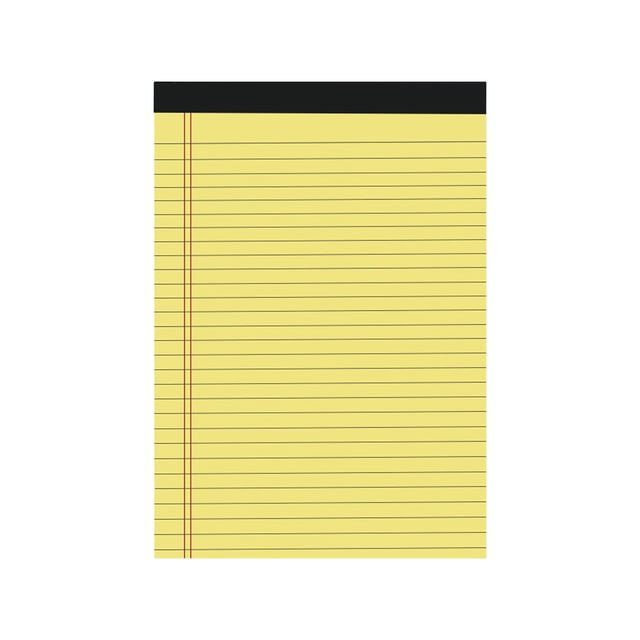 WRKEKC Liquidation Cahier A4 Détachable Ensemble de 4 - Bloc-Notes de 100 Pages Ligné à l'Horizontale avec Reliure Rabattable, Papier Épais Mémo Planificateurs (29.6x12.7cm)