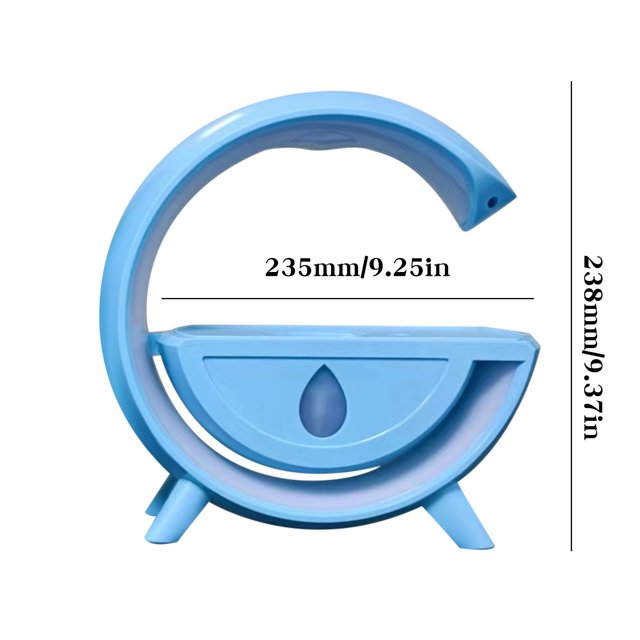 Cool Mist Humidifier, T00K8 Humidifier Gravity Cool Mist Humidifiers Humidifier Integrated 350Ml Large Capacity Cool Mist Humidifiers