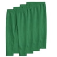 thumbnail image 2 of YUNAFFT Girls Stretchy Soft Leggings 3-12Y 4-Pack Lycra Spandex Pure Color Breathable Base Layer Pants, 2 of 9