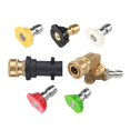 thumbnail image 4 of Almencla Haute Pression Embout de Buse Adaptateur Nettoyeur Professionnel Réglable Facile Installer 5 Angles 5 Buses, 4 of 8