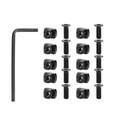 thumbnail image 2 of M Lok Nut,10PCS Durable Pure Steel M Lok Screw & Nut Replacement Set for  Rail Sections, 2 of 8