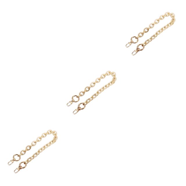 Redempat Resin Bag Chains Vibrant And Fashion-forward Bag Add-ons Easy To Install L204-MS 3Set