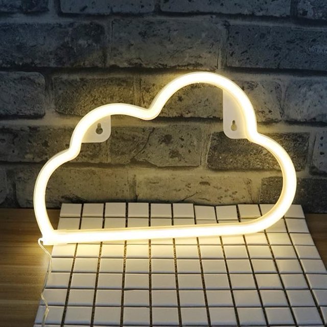 Neon Sign LED Neon Light Night Lamp USB Battery Powered Led Neon Light Sign Bedroom Wall Deco