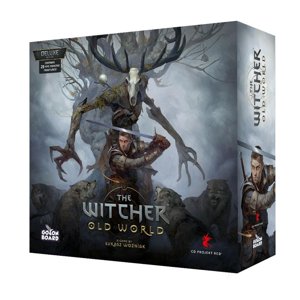 The Witcher Old Monde Deluxe Edition Board Jeu - Fantasy &amp; jeu de stratégie d'aventure pour adultes, âges 14+, 1-5 Joueurs, 90-150 Min Temps de jeu, Fait par Go On Board