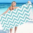 thumbnail image 4 of Serviette de Plage Sans Sable en Microfibre Couverture de Plage pour Piscine Gym, 4 of 6