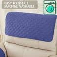 thumbnail image 2 of Sofa Armrest Cushion With Storage Pockets And Headrest Support 23.6 in x 15.7 in Polyester Rainproof Scratch Resistant, 2 of 6