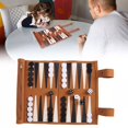 thumbnail image 4 of Backgammon Board Game Kit Travel Portable Roll Up Backgammon Board Game Set AU, 4 of 4
