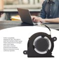 thumbnail image 3 of Laptop Internal Cooling Fan, Notebook Computer CPU GPU Cooling Fan Easy to Operae Laptop Cooling Fan Replacement Compatible for  XPS 2020 13 9300 9310 0WX28K 0FRK0V, 3 of 7