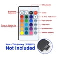 thumbnail image 4 of Lumières DEL pour Télé PC Moniteur de Jeu Télé Rétroéclairage DEL Télécommande Bandes Lumineuses DEL Changeant de Couleurs Alimentées par USB Lumières de Télé RVB Bandes Lumineuses Multicolores pour Pièces Fête Bar Décoration Étanche, 4 of 8