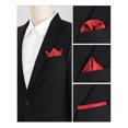 thumbnail image 4 of INSPIRE CHIC Men's Pocket Square Classic Self-folded Polka Dots Handkerchiefs For Wedding, 4 of 4