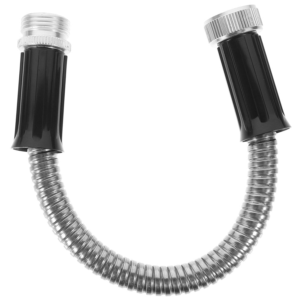 HLONK Parvistic Stainless Steel Hose 1ft Garden Hose Garden Watering Connect Pipe Water Hose Extension