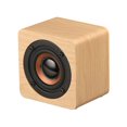 thumbnail image 1 of Eigthtail Étagère Portable Rétro en Bois Haut-Parleur Bluetooth Mini Subwoofer Stéréo avec Batterie Lithium Intégrée Jaune, 1 of 6