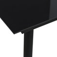 thumbnail image 3 of vidaXL 3 Pièces Ensemble Repas Extérieur en PVC en Rotin Noir, 3 of 5