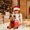 B, variant on Plushs Christmas Doll -Cute Elks Snowman Toy With Scarf Makes A Great Gift For Kids Holiday Party Exchange Or Soft Festive Fall And Winter Home Decor