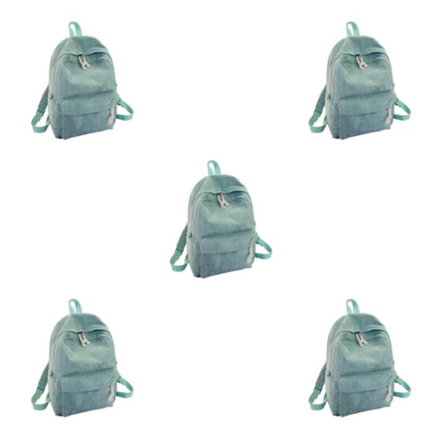 Maytalsory Sac à Dos Spacieux pour École et Voyage Durable et à la Mode Robuste Vert Clair 5ensemble