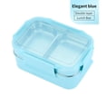 thumbnail image 2 of SIfdSeng Portion Snack Containers Compartments Lunchbox with Stainless Box 1500Ml Steel Double Layer Lunch Kitchen，Dining and Bar Reusable Snack Bags Alternative 2 Compartment Snack Container, 2 of 7