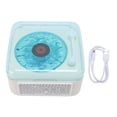 thumbnail image 2 of Record Player Style  Speaker, Multifunctional 1200mah Battery Wave Speaker Auto Shut Off Timer  for Party White,Pink,Yellow,Black, 2 of 7