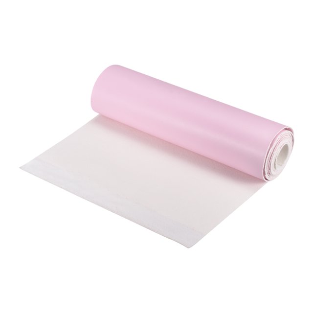 Unique Bargains Smooth Solid Color Faux Leather Sheets, PU Leather for DIY 20 x 135cm Light Pink