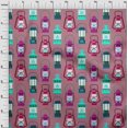thumbnail image 4 of oneOone Tissu en Velours Rose Rétro Lanterne Matériel de Robe Tissu Imprimé Tissu au Mètre 58 Pouces de Large, 4 of 5
