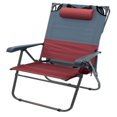 thumbnail image 2 of RIO Gear Chaise à Auvent Hi-Boy - Charcoal/Oxblood, 2 of 5