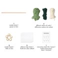 thumbnail image 3 of UNIQUE CREATIV CRAFT Macramé Wall Décor Kit - Leaves, 1 pc, Age 8+, Beginner, 33 × 53 cm (20.9 in), 3 of 4