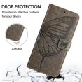thumbnail image 4 of Butterfly Wallet Case for iPhone 17 Pro with Card Slots & Stand - Shockproof Gray, 4 of 5
