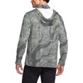 thumbnail image 4 of Chandail à Capuchon Rafraîchissant pour Hommes Unisexe à Imprimé Camouflage, Couvre-Visage et Protection Solaire UPF, Haut à Manches Longues Coupe Raglan avec Tissu Ultraléger Qui Évacue l'Humidité, Capuche Ajustable pour Aventures d'Été Style Décontracté Sportif, 4 of 9