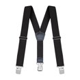 thumbnail image 1 of Buyless Fashion Bretelles Texturées Robustes pour Hommes - Sangles Ajustables de 48 Pouces 1 1/4 Pouces - Forme en Y, 1 of 1