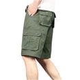 thumbnail image 1 of Shorts Cargo pour Hommes Coupe Décontractée Léger Multi-Poches en Coton pour Travail Décontracté Randonnée, 1 of 3