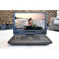 thumbnail image 3 of Proscan 11.6” Portable Blu-Ray DVD Player, HD LCD Display, Rechargeable Battery, USB SD MMC Input, Stereo Speakers, Car Charger Included, Black, 3 of 13