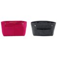 thumbnail image 3 of Maytalsory Travel-friendly Felt Insert Bag Cosmetics Safe On Go Made With Felt Makeup Organizer Inner Bags Blue, 3 of 6