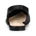 thumbnail image 3 of BLISSFUL STEP Chaussures pour Femmes à Bride Arrière à Bout Pointu Chaussures Plates Noires 7, 3 of 6